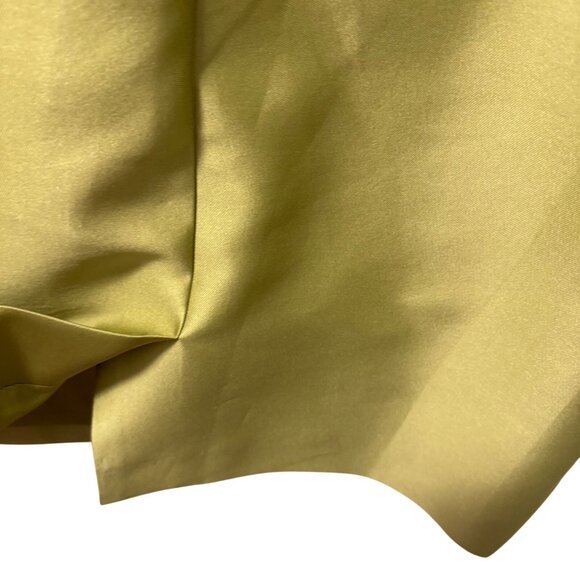 Carlisle Womens Sleeveless Pleated Front  Sheath Dress Lime Green Size 8 - Picture 8 of 12